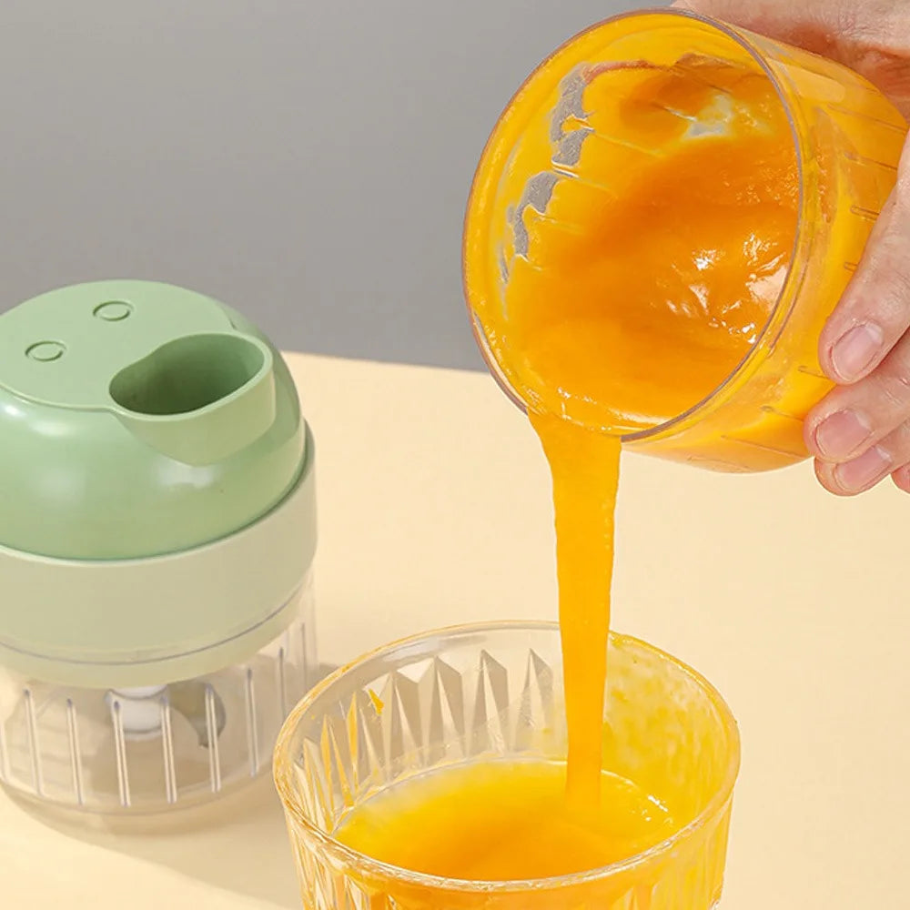 Electric vegetable cutter 4 in 1